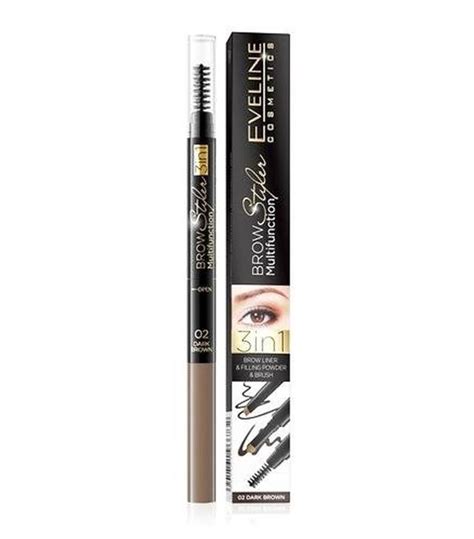 Eveline Micro Precise Brow Pencil Ultraprecyzyjna Kredka Do Brwi Dark