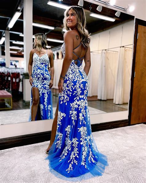 Royal Blue Prom Dresses 2022 Lace