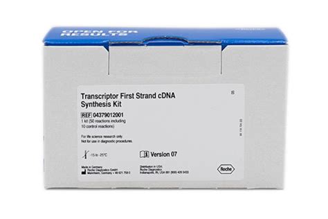 Transcriptor First Strand CDNA Synthesis Kit Roche Sequencing Store