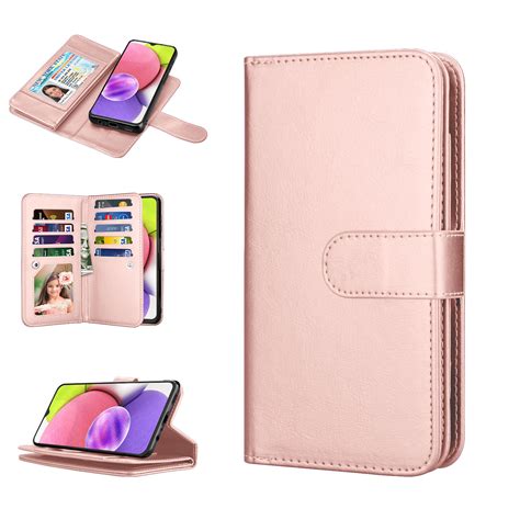 Takfox Compatible For Samsung Galaxy A03s Wallet Case Pu Leather Id Credit Card Holder Folio