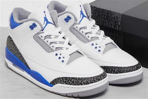 Here's Another Look at the Air Jordan 3 "Racer Blue" - KLEKT Blog