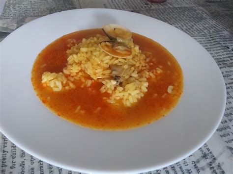 Recetecum Arroz Caldoso Con Almejas