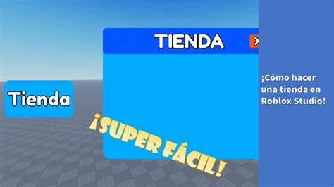 Roblox Studio ¡cómo Crear Una Tienda Funcional En Roblox Studio