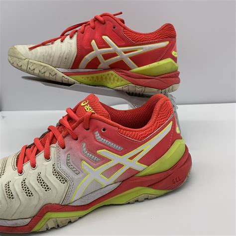 Asics Gel Resolution 7 Tennis Shoes Womens Size 7 5 T Gem