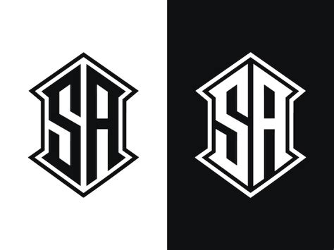 Premium Vector Sa Letter Creative Logo Design