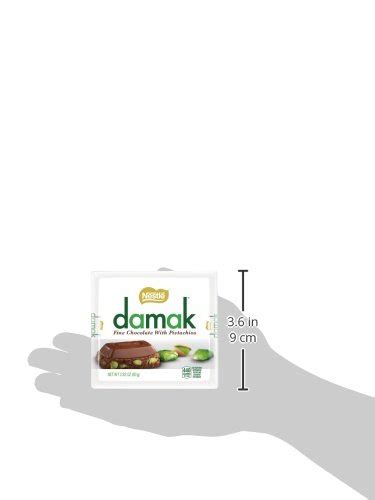 Nestle Damak Fine Chocolate With Pistachios 2 82 Ounce Pack Of 6