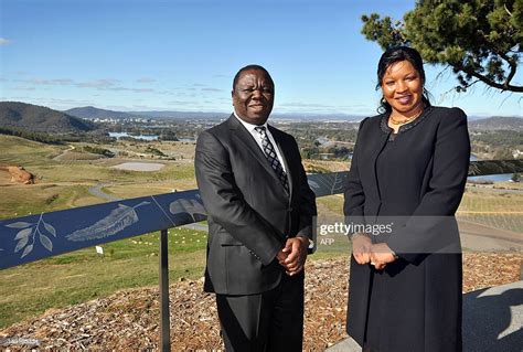 Zimbabwean Prime Minister Morgan Tsvangirai and his wife Elizabeth ...