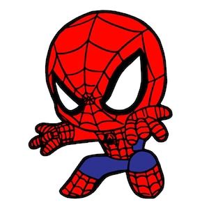 Baby Spider Man Svg Etsy