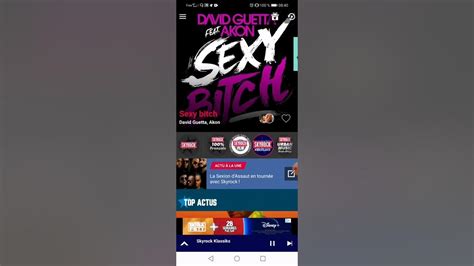 David Guetta Akon Sexy Bitch Version Skyrock Bonne écoute 👌 Youtube