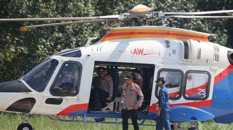 Gunakan Helikopter Pantau Karhutla Di Kalteng Dari Udara Kapolda