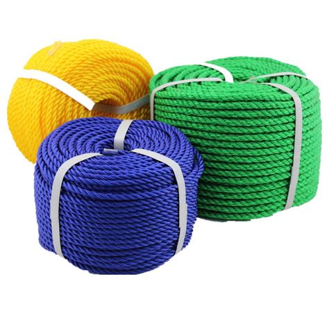 Strands Pp Pe Twisted Rope Polypropylene Split Film Rope