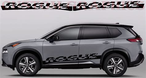 Stickers Compatible With Nissan Rogue Side Door Decal Vinyl Logo