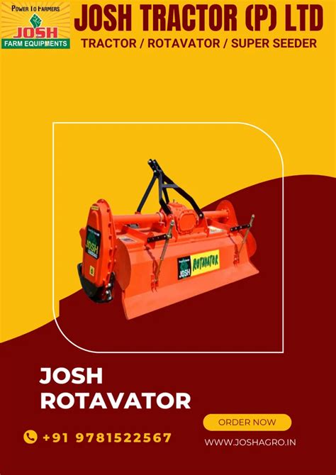 Mild Steel Josh Rotavator Smart Series Model Feet For