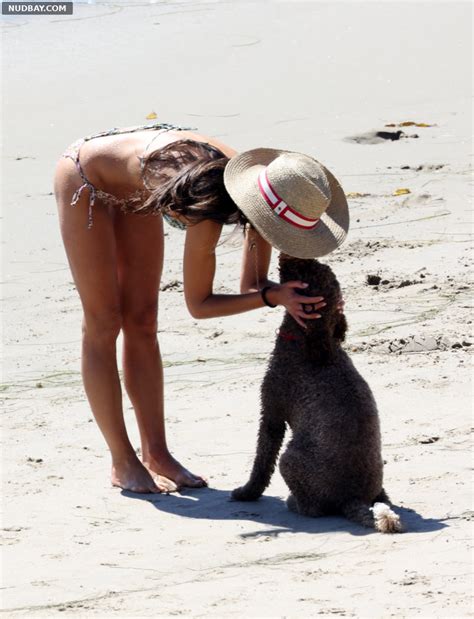 Jordana Brewster In Bikini At A Beach In Santa Barbara 2022 Nudbay