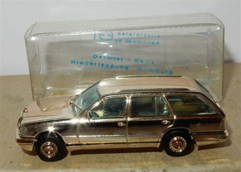 Rare Micro Herpa Ho Mb Mercedes Benz Te Mirror Golden Gold In