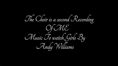 Music To Watch Girls By Bob Crewe Andy Williams Yamaha Genos Roland