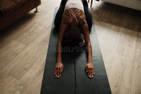 Breathing Techniques of Lotus Pose in Aerial Yoga Stock Image - Image ...