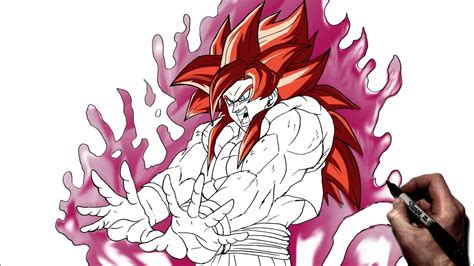 Como Dibujar A Gogeta Ssj4 How To Draw Gogeta Ssj4 Youtube Reverasite