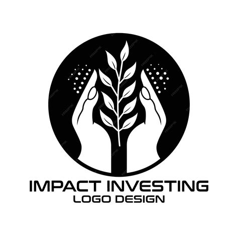 Premium Vector | Impact investing vector logo design