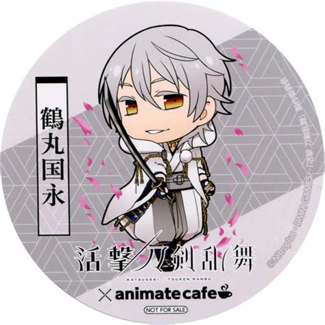 駿河屋 鶴丸国永桜 コースター 「活撃 刀剣乱舞×animatecafe」 メニュー注文特典（コースター）