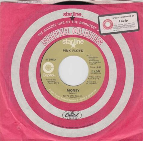 Pink Floyd Money US 7 Vinyl Single 7 Inch Record 45 617750