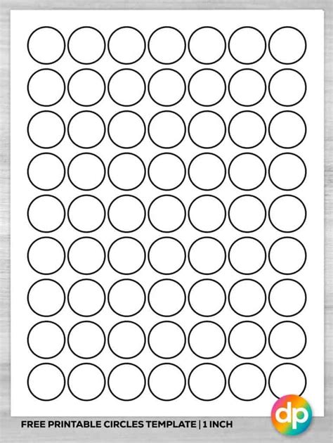 printable circle template  fillable form