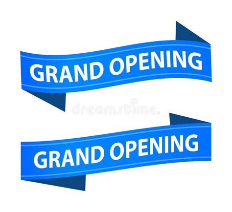 Grand Opening Ribbon Stock Illustrations 3142 Grand Opening Ribbon
