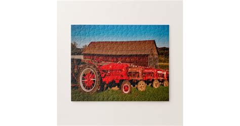 Vintage Tractors Jigsaw Puzzle
