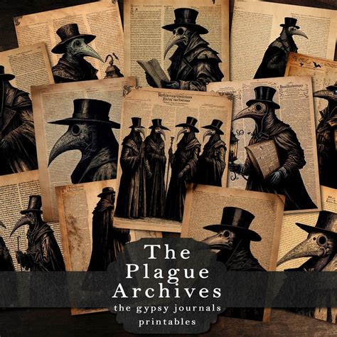 Plague Doctor Print Etsy