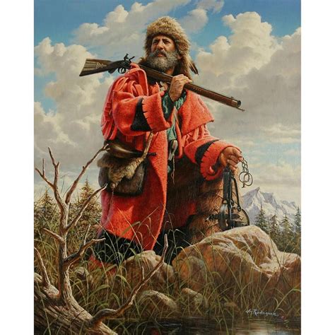 Alfredo Rodriguez Mountain Man Mountain Man Rendezvous Western Art