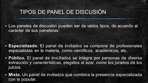 COMUNICACIÓN Y LENGUAJE PRIMERO BÁSICO PANEL Un panel de discusión es