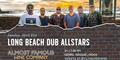 Apr 21 Long Beach Dub Allstars West Coast Cali Reggae Pioneers