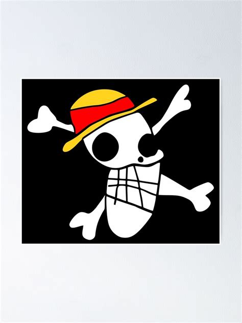 "LUFFY FLAG" Poster for Sale by crystalwarrior | Redbubble