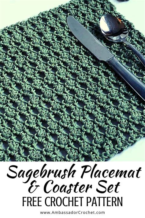 Easy Free Crochet Placemat Pattern Artofit