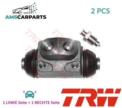 RADBREMSZYLINDER TROMMELBREMSE PAAR Hinten Bwc189 Trw 2Pcs P Neu Oe