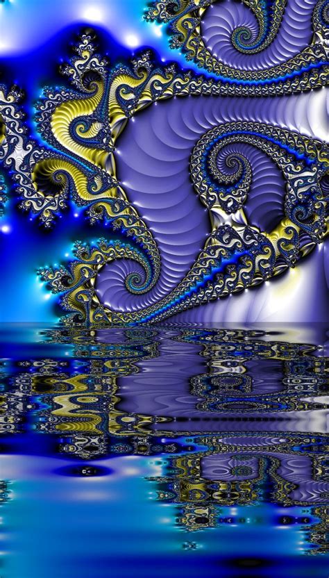 Waterfractal Abstract Artwork Artwork Art