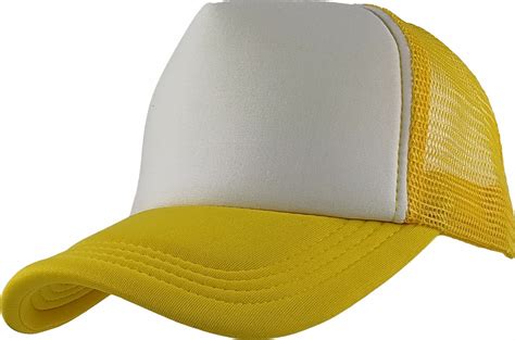 Gorro Trucker Liso Visera Curva Blanco Estilo Y Comodidad