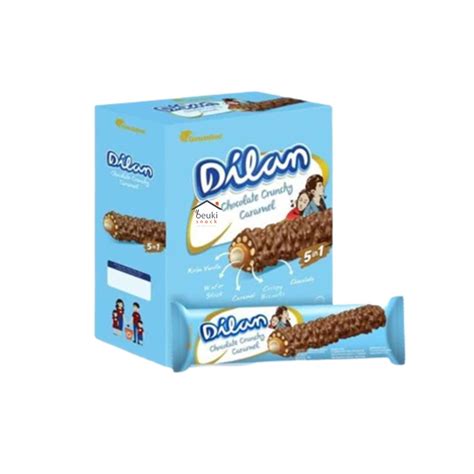 Jual Dilan Wafer Roll Garuda Food Wafer Chocolate Crunchy Caramel