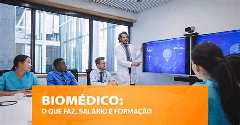 Biomédico O que faz salário formação Educação Caderno Nacional