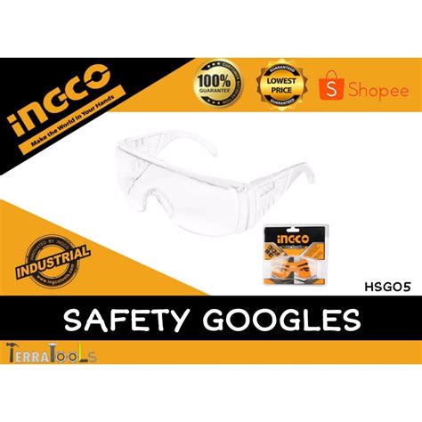 Ingco Original Safety Goggles Hsg Shopee Philippines