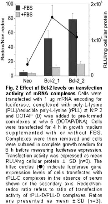 975 Overexpression Of Bcl 2 As A Proxy Redox Stimulus To Enhance Activity Of Reducible Gene