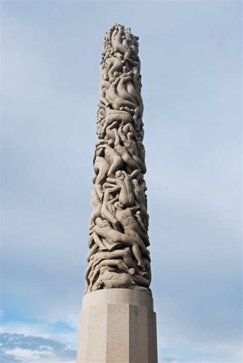 Parque De La Escultura De Vigeland En Oslo Noruega Foto De Archivo