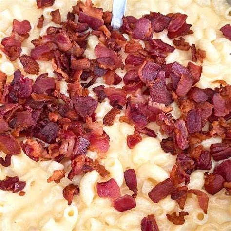 Creamy Bacon Mac And Cheese Recipe Bensa Bacon Lovers Society