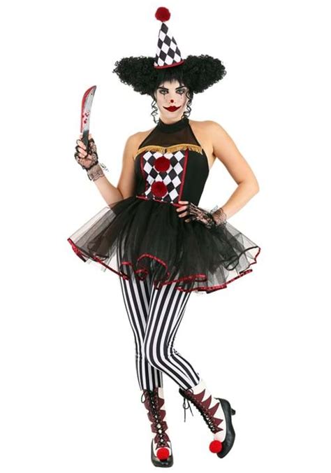 Twisted Clown Womens Costume