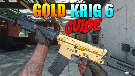 How To Get The Krig Gold In Black Ops Cold War Youtube