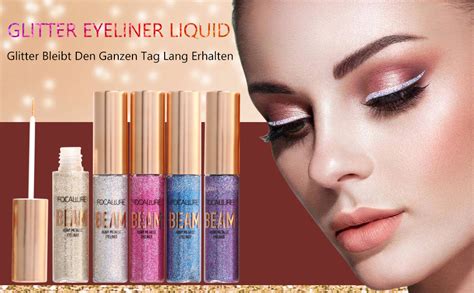 Glitter Eyeliner Liquid Glänzende metallische Eyeliner Liquid Eye