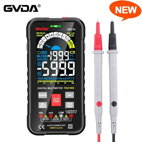 Gvda New Smart Multimeter Auto Range V A Digital Capacitance T