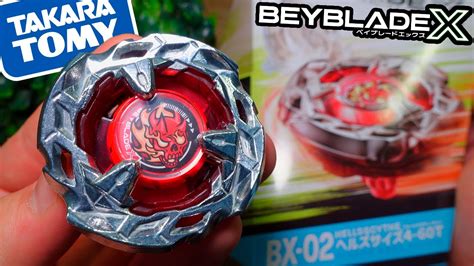 Nuevo HELLS SCYTHE 4 60T Unboxing Review en ESPAÑOL Beyblade X