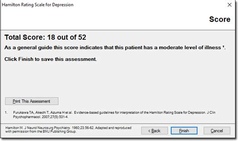 Hamilton Rating Scale For Depression