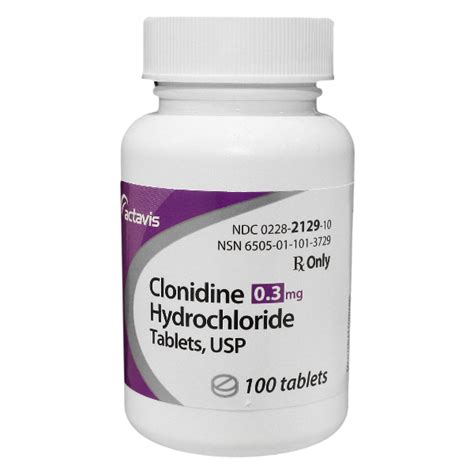 Clonidine 03mg Rx Products